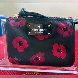 Kate Spade New York Natasha Wilson Poppy Zip Mini Card Case Wallet